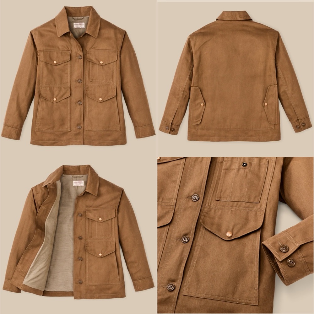 Filson- Women’s Heritage Cotton Cruisee Jacket- Nicotine